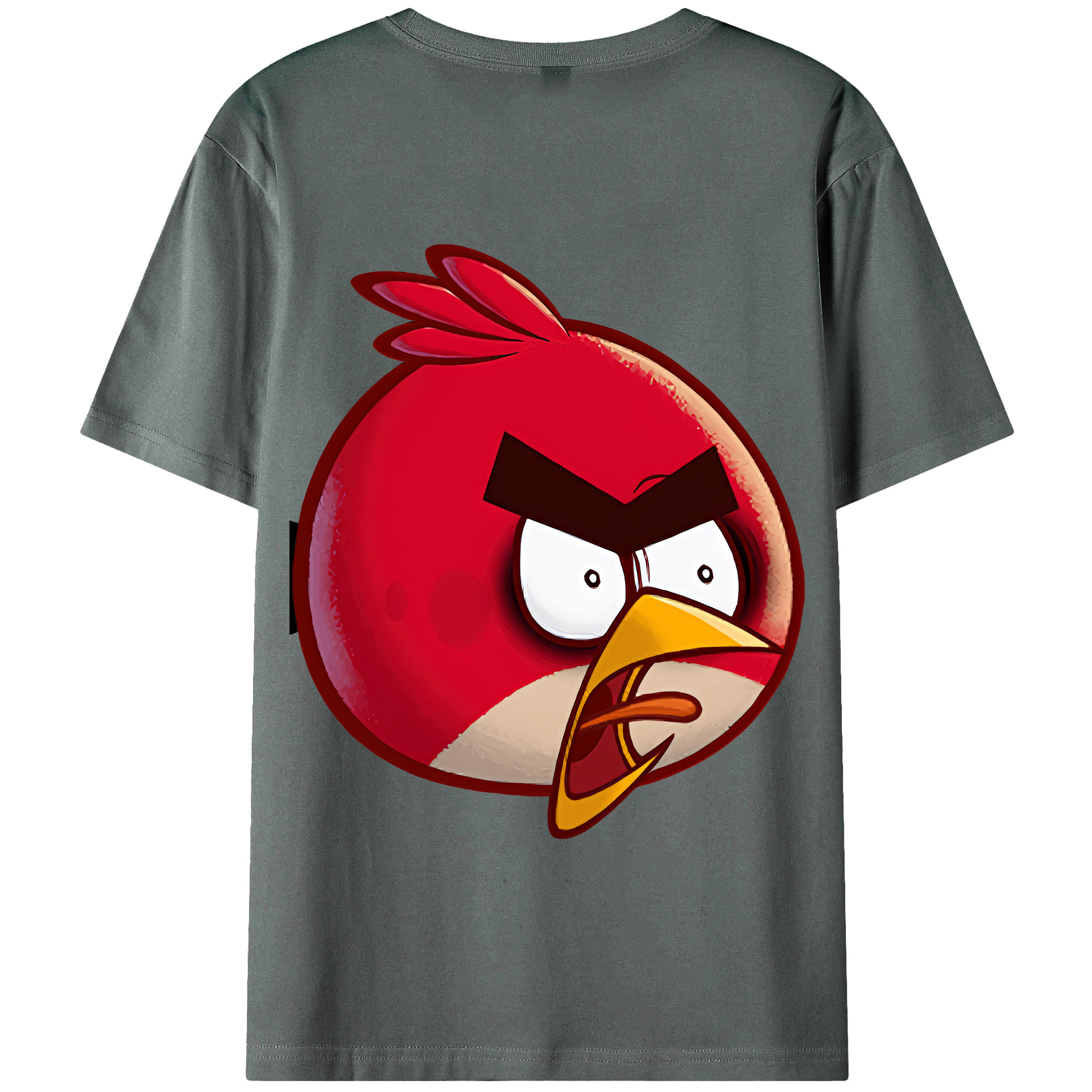 （画像用） Angry Birds アングリーバード 綿100％半袖Tシャツ（背面プリント）